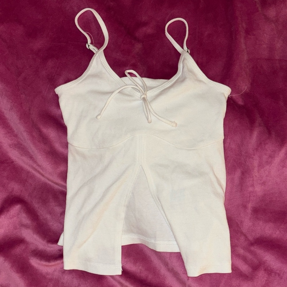 Hollister white camisole top